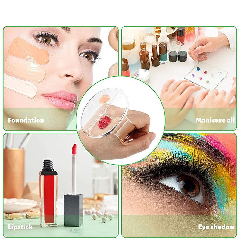 Clear Acrylic Makeup Mixing Palette